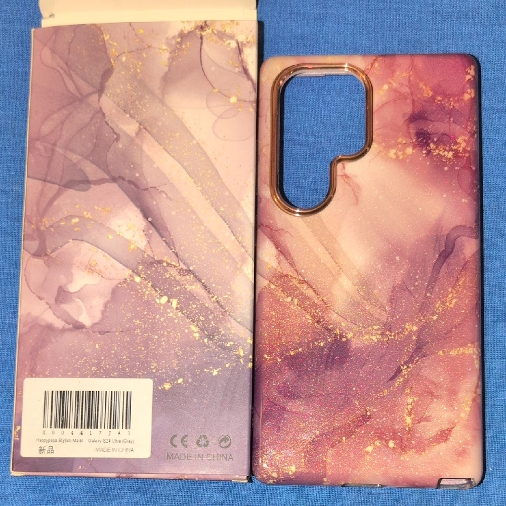 Elegant Purple and Gold Phone Case